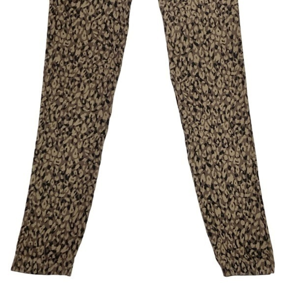 SPANX Leggings Womens Sz Small Tan Black Leopard Look At Me Now Seamless Pull On - Picture 6 of 8